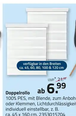 ROLLER Doppelrollo Angebot