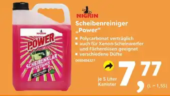 Globus Baumarkt Nigrin scheibenreiniger power Angebot