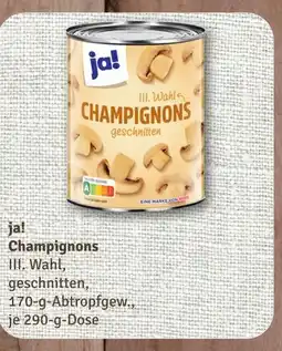 nahkauf Ja! champignons Angebot