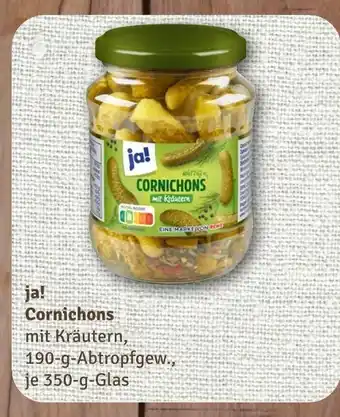 nahkauf Ja! cornichons Angebot