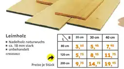 Globus Baumarkt Leimholz Angebot