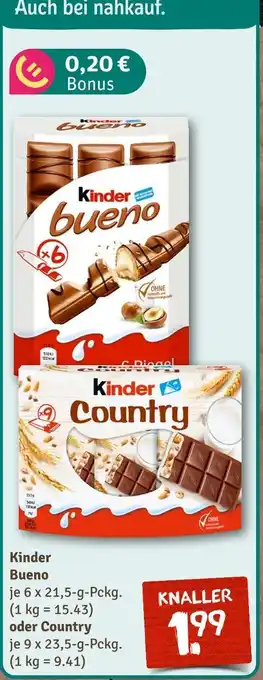 nahkauf Kinder bueno Angebot