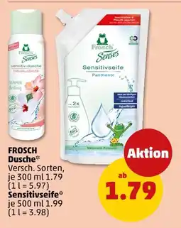 PENNY Frosch dusche oder sensitivseife Angebot
