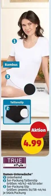 PENNY True style damen-unterwäsche Angebot