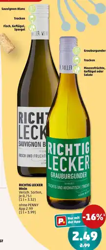 PENNY Richtig lecker wein Angebot