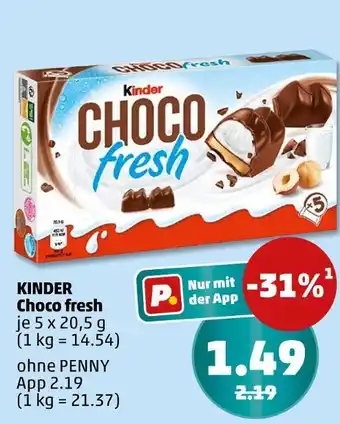 PENNY Kinder choco fresh Angebot