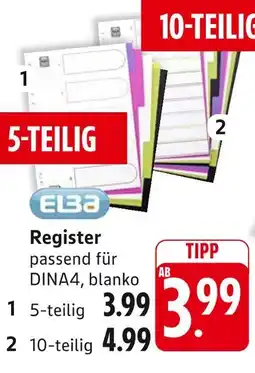 E-Center Elba register 5-teilig Angebot