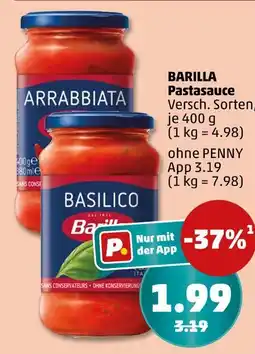 PENNY Barilla pastasauce arrabbiata Angebot
