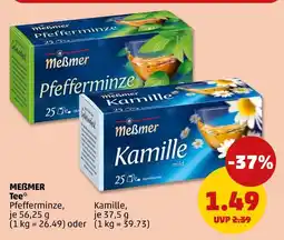 PENNY Meßmer pfefferminze tee Angebot