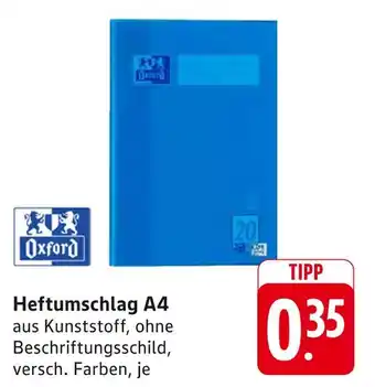 E-Center Oxford heftumschlag a4 Angebot