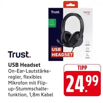 E-Center Trust usb headset Angebot