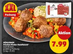PENNY Mühlenhof frisches rinder-hackfleisch Angebot