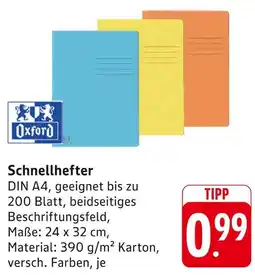 E-Center Oxford schnellhefter Angebot