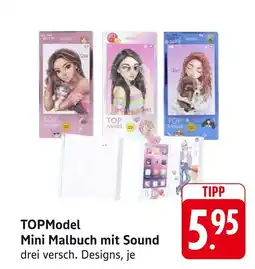 E-Center Topmodel mini malbuch mit sound Angebot