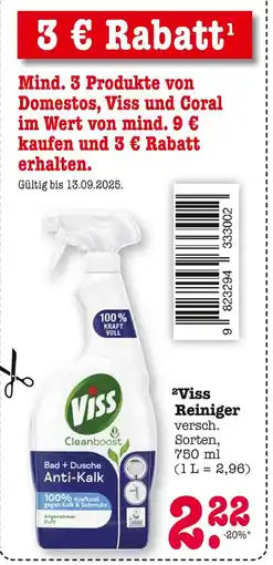 E-Center Viss reiniger Angebot