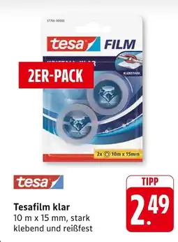 E-Center Tesa tesafilm klar Angebot