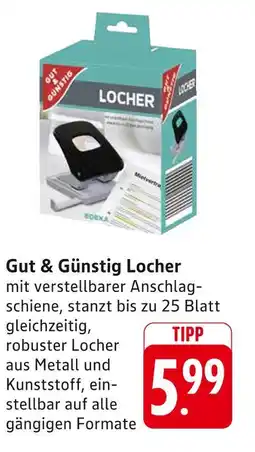 E-Center Gut & günstig locher Angebot