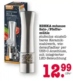 E-Center Edeka zuhause salz-/pfeffermühle Angebot