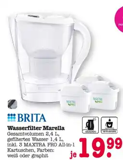 E-Center Brita wasserfilter marella weiß Angebot
