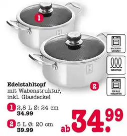 E-Center Edelstahltopf Angebot