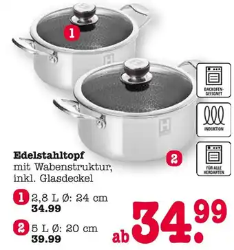 E-Center Edelstahltopf Angebot