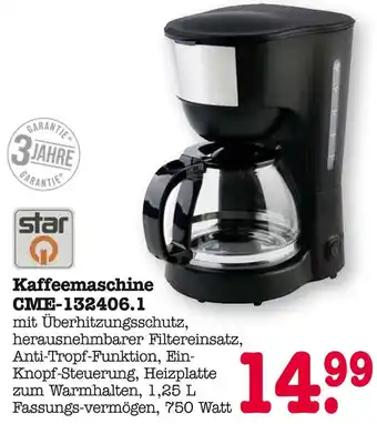 E-Center Star kaffeemaschine cme-132406.1 Angebot