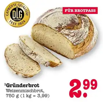 E-Center Gründerbrot Angebot