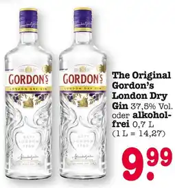 E-Center Gordon's the original gordon’s london dry gin 37,5% vol Angebot