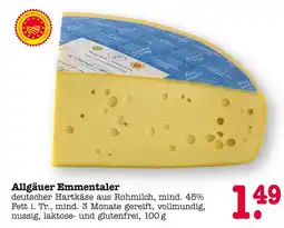 E-Center Allgäuer emmentaler Angebot