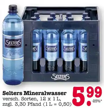 E-Center Selters mineralwasser Angebot