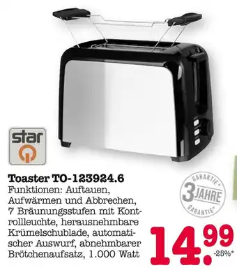 E-Center Star toaster to-123924.6 Angebot