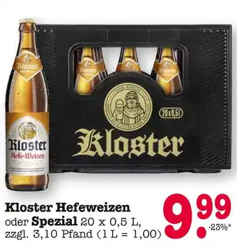 E-Center Kloster hefeweizen Angebot