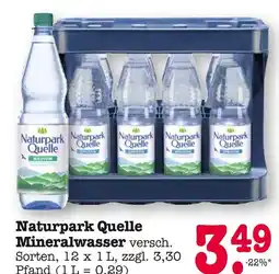 E-Center Naturpark quelle mineralwasser Angebot