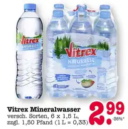E-Center Vitrex mineralwasser Angebot