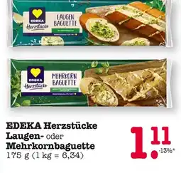 E-Center Edeka herzstücke laugenbaguette Angebot