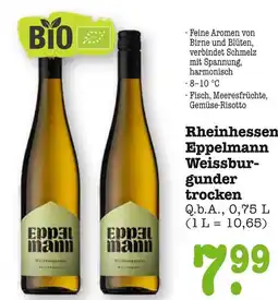 E-Center Eppelmann rheinhessen weissburgunder trocken Angebot