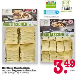 E-Center Hofglück handgemachte maultaschen Angebot