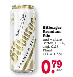 E-Center Bitburger premium pils Angebot