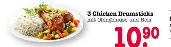 E-Center 3 chicken drumsticks Angebot