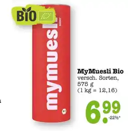 E-Center Mymuesli bio Angebot