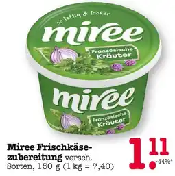 E-Center Miree frischkäsezubereitung französische kräuter Angebot