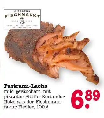 E-Center Fiedlers fischmarkt pastrami-lachs Angebot