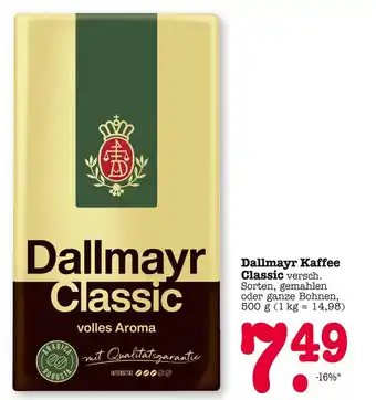 E-Center Dallmayr kaffee classic Angebot
