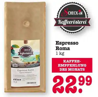 E-Center Check-in kaffeerösterei espresso roma Angebot