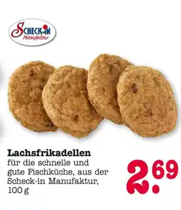 E-Center Scheck-in manufaktur lachsfrikadellen Angebot