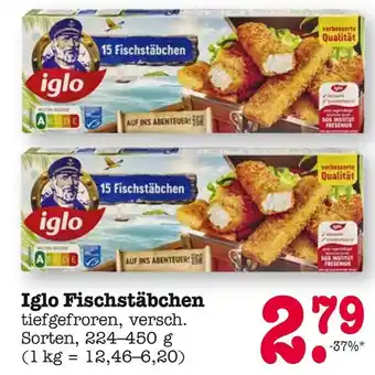 E-Center Iglo fischstäbchen Angebot