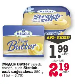 E-Center Meggle feine butter Angebot