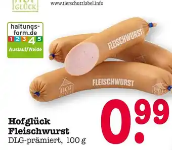 E-Center Hofglück fleischwurst Angebot