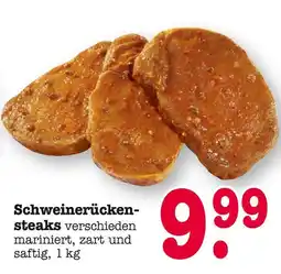 E-Center Schweinerückensteaks Angebot