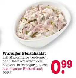 E-Center Würziger fleischsalat Angebot